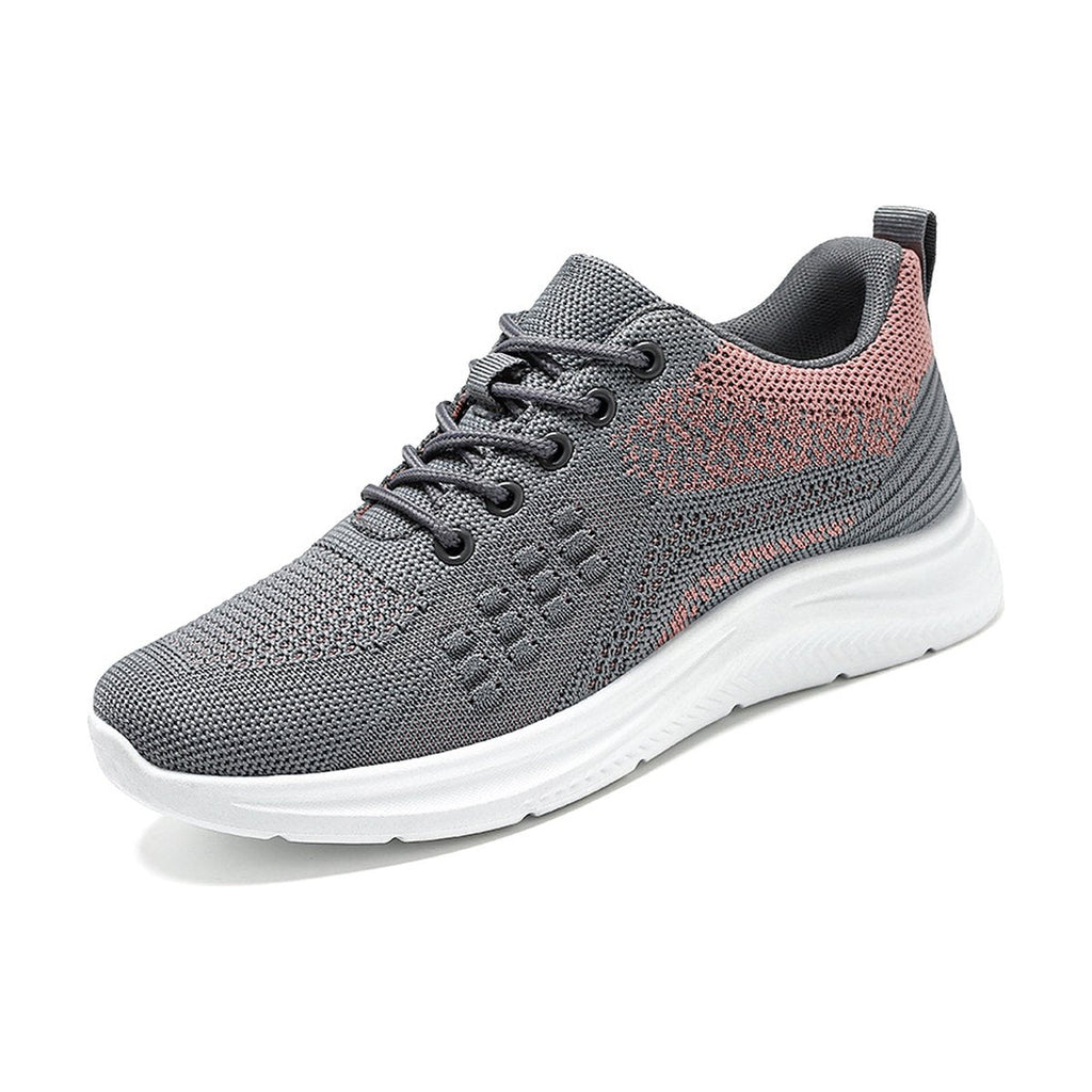 Women's Lace-up Sneakers Light Breathable Flats Shoes