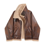 Women's Lamb Fur Collar Jacket