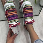 Women's Large Size Canvas Single Shoes