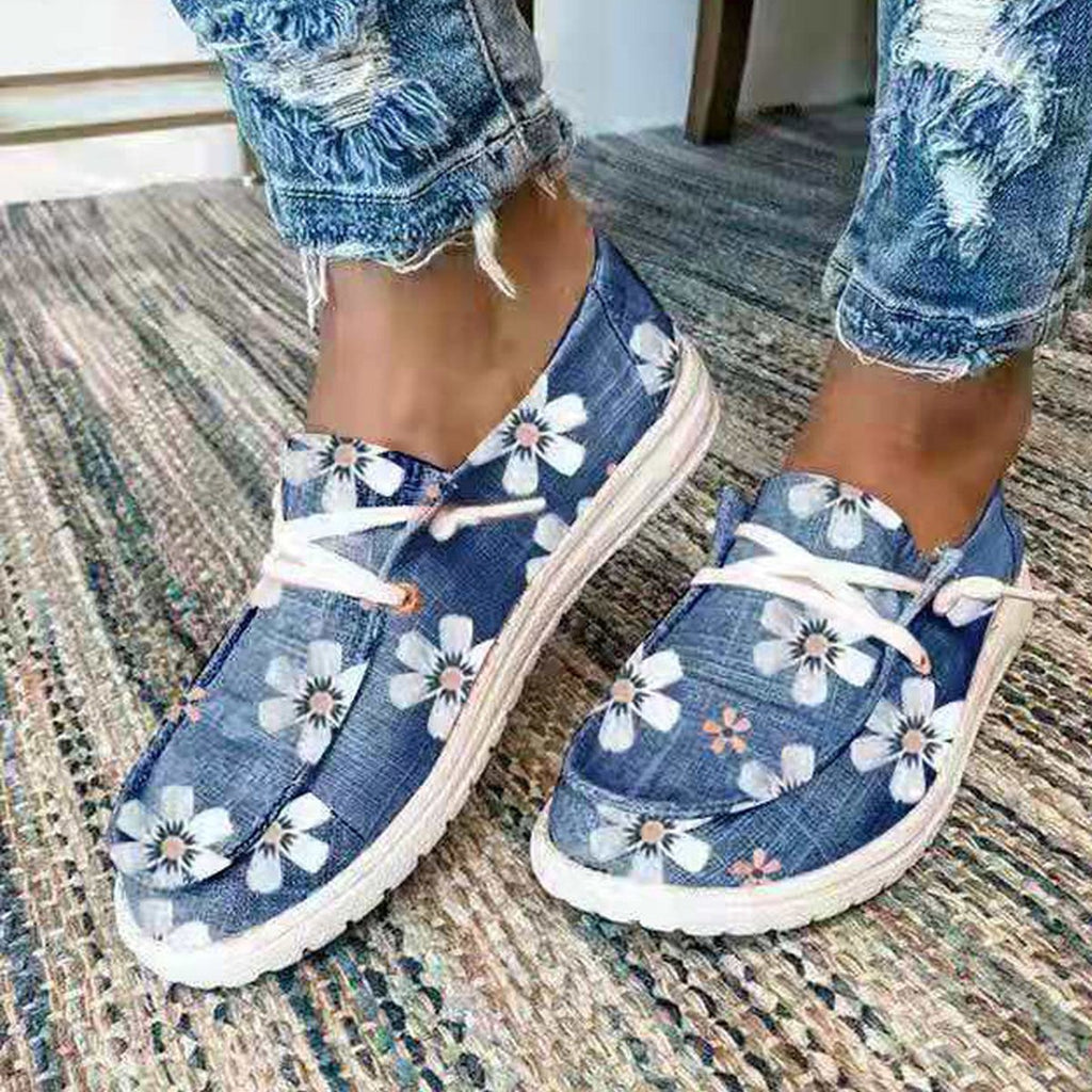 Women's Large Size Canvas Single Shoes