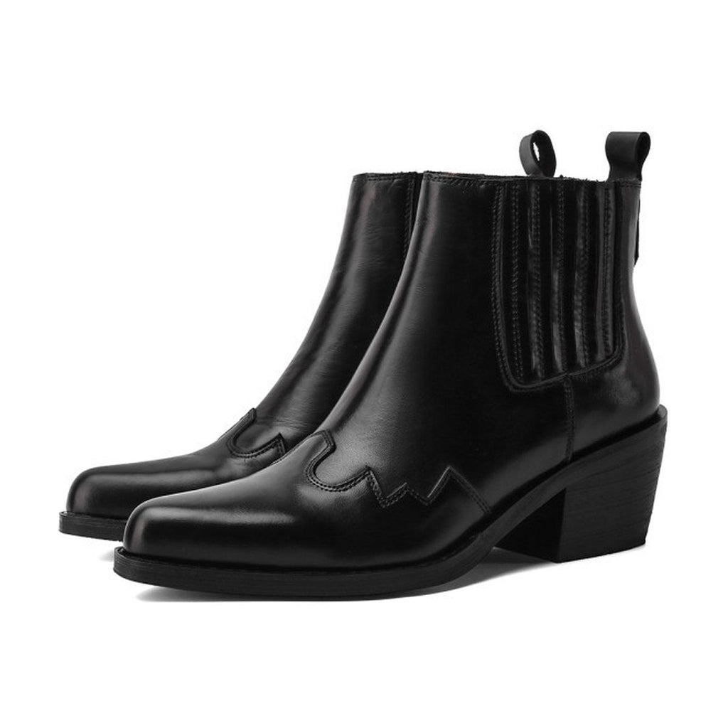 Women's Leather Boots Genuine Pointed Toe