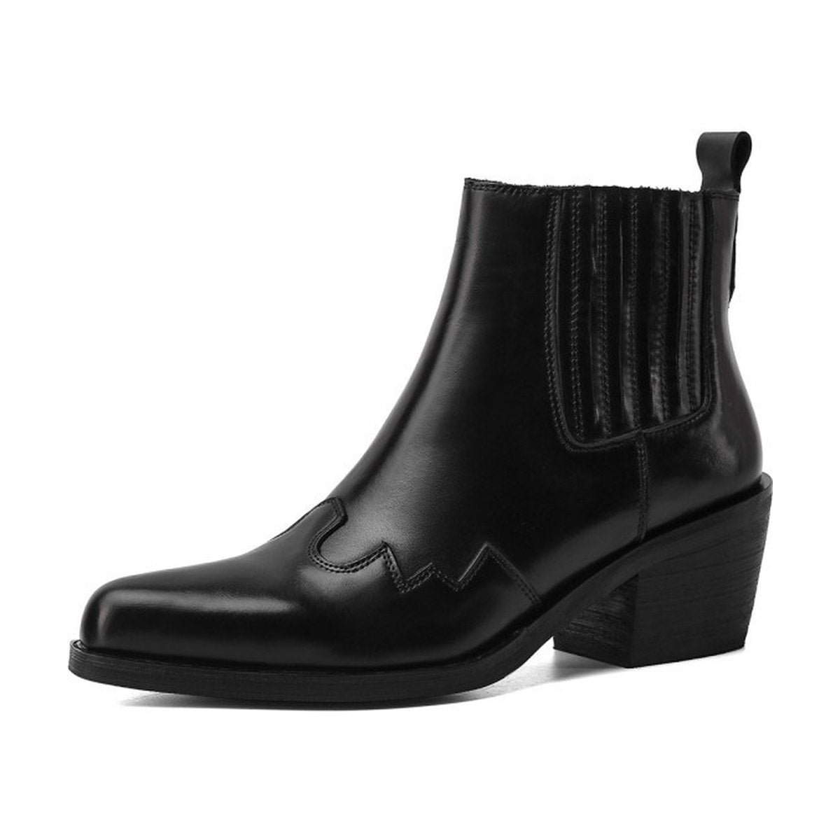 Women's Leather Boots Genuine Pointed Toe