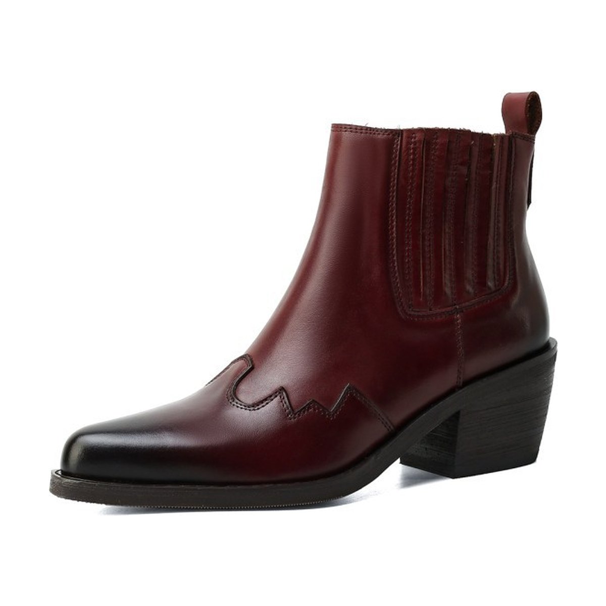 Women's Leather Boots Genuine Pointed Toe
