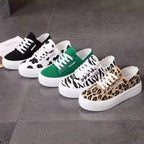 Women's Leopard Platform Sneakers