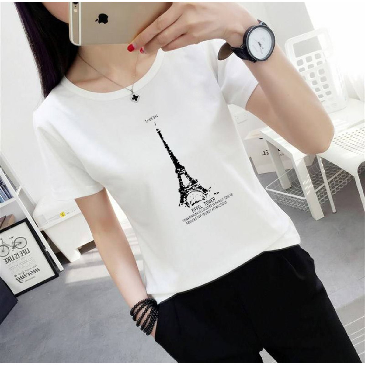 Women's Letter Print T-Shirt