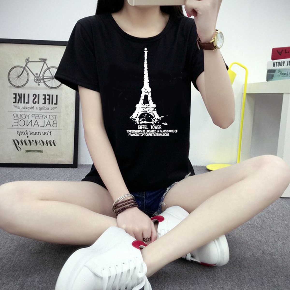 Women's Letter Print T-Shirt