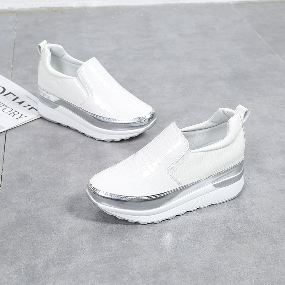 Women's Loafers 40 Platform Lazy Shoes