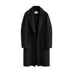 Women's Long Loose-fitting Wool Coat Outerwear