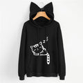 Women's Long Sleeve Sweatshirt Hoodies Casual Crop Top
