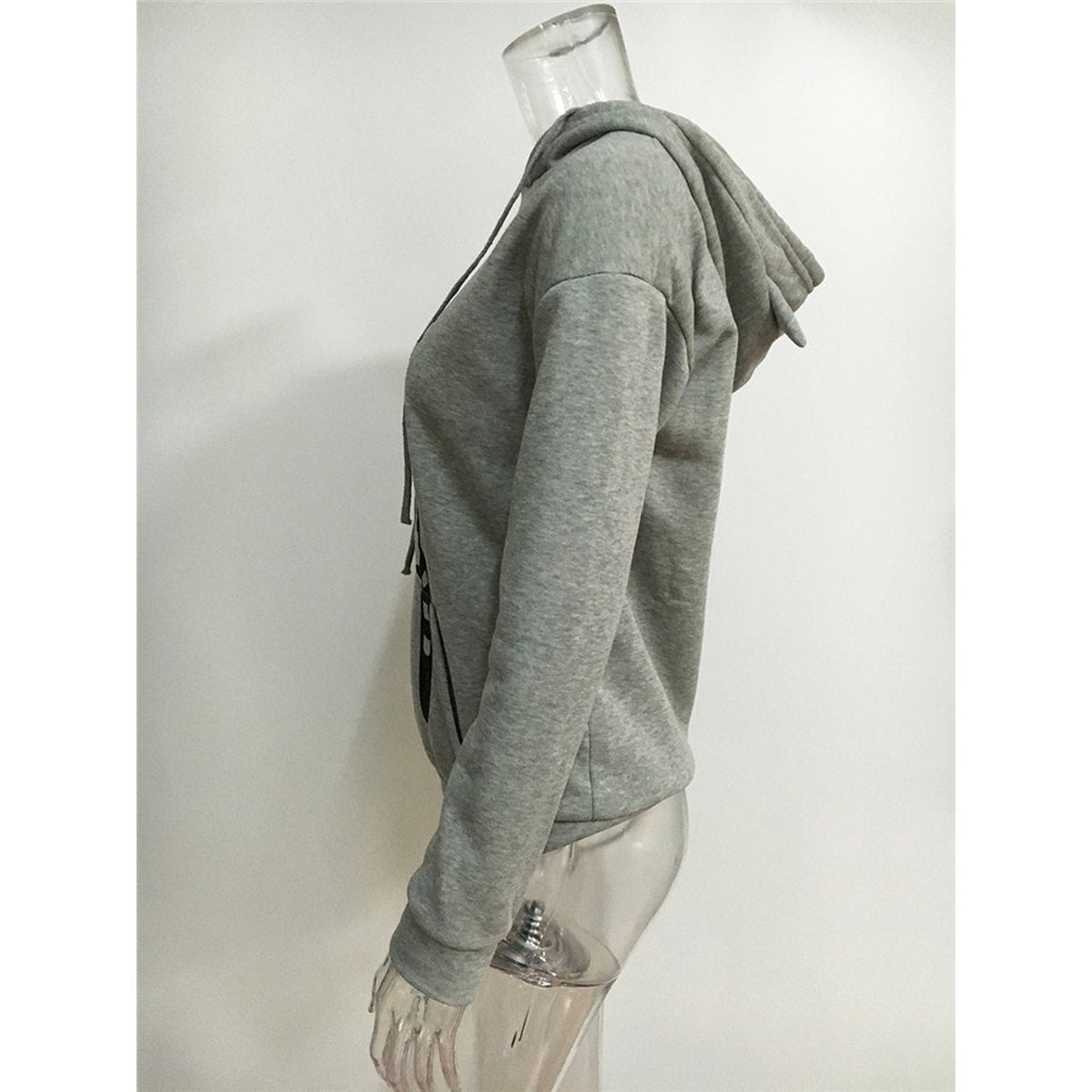 Women's Long Sleeve Sweatshirt Hoodies Casual Crop Top