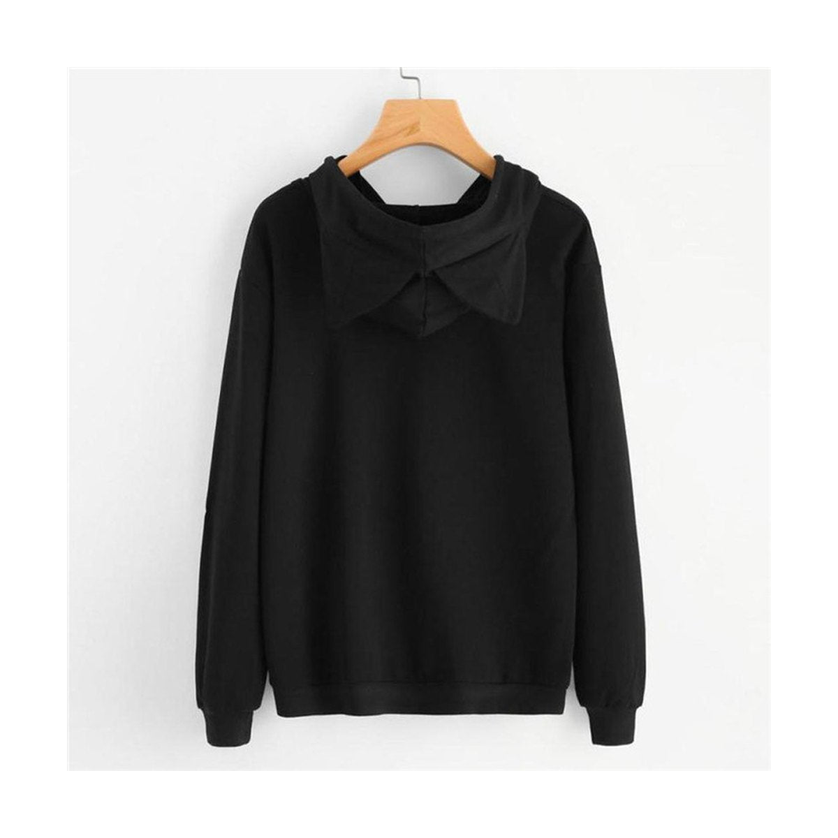 Women's Long Sleeve Sweatshirt Hoodies Casual Crop Top