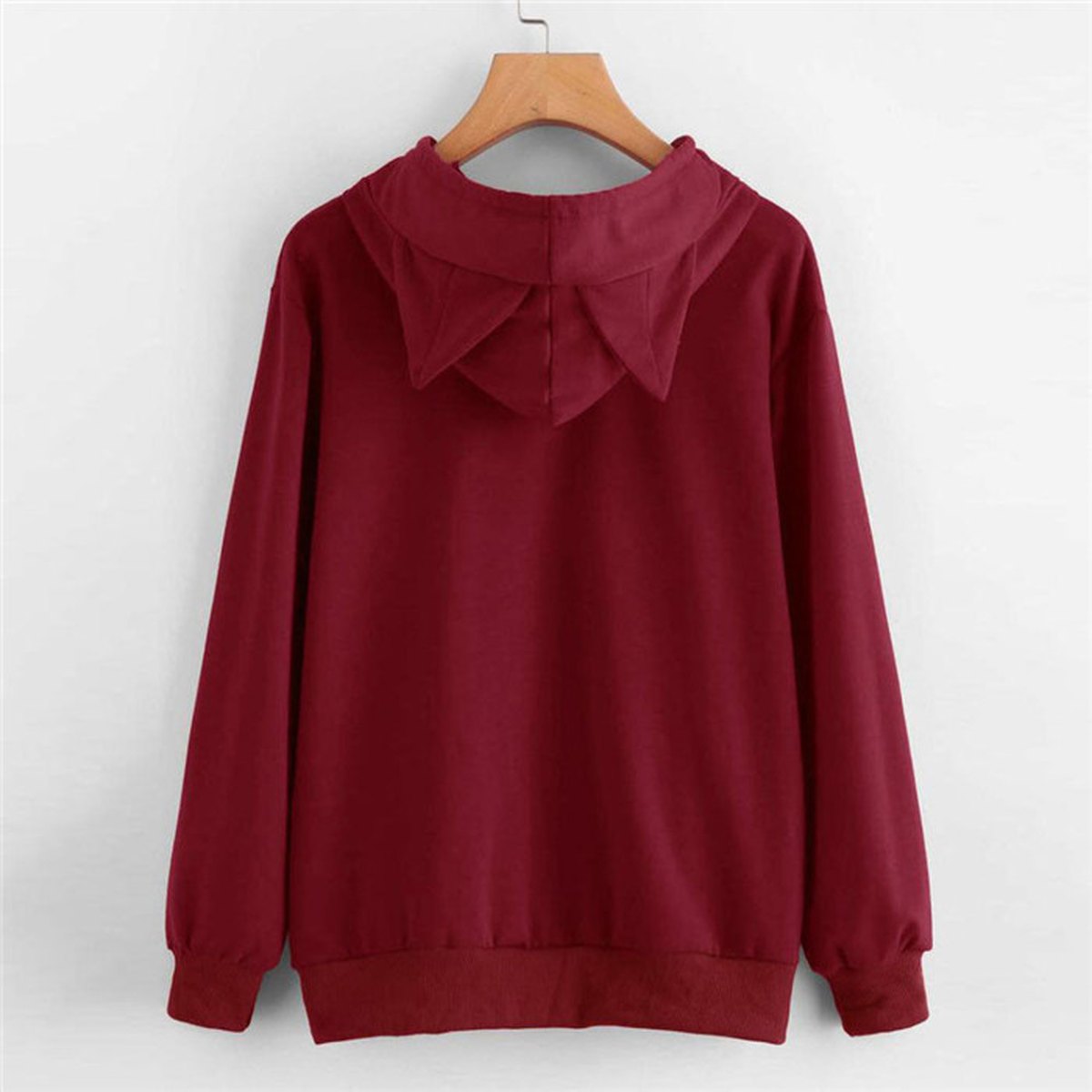 Women's Long Sleeve Sweatshirt Hoodies Casual Crop Top