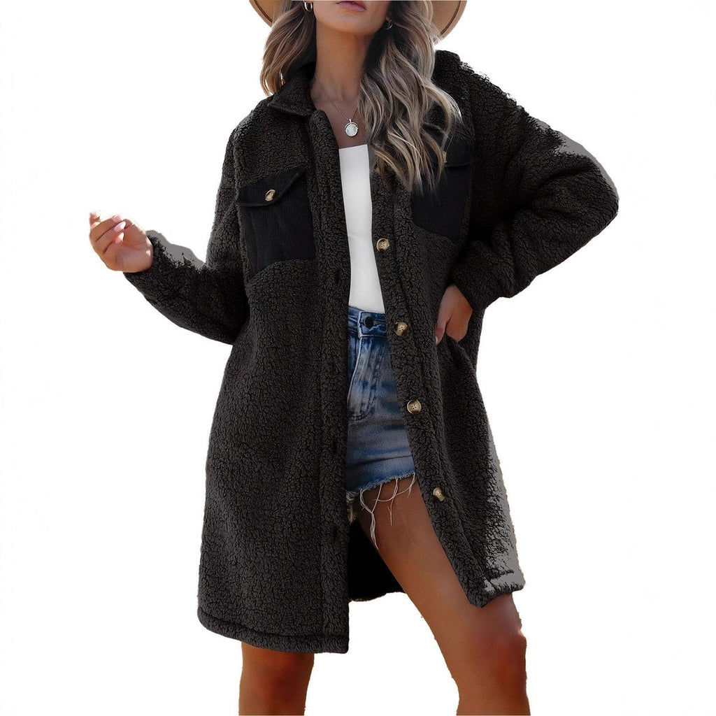 Women's Loosefitting Lambswool Coat