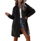 Women's Loosefitting Lambswool Coat