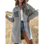 Women's Loosefitting Lambswool Coat