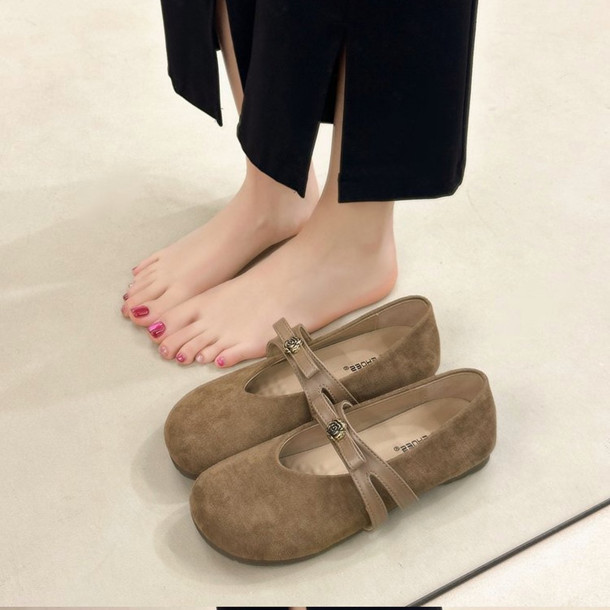 Women's Low Heel French Gentle Ballet Flats Elegant