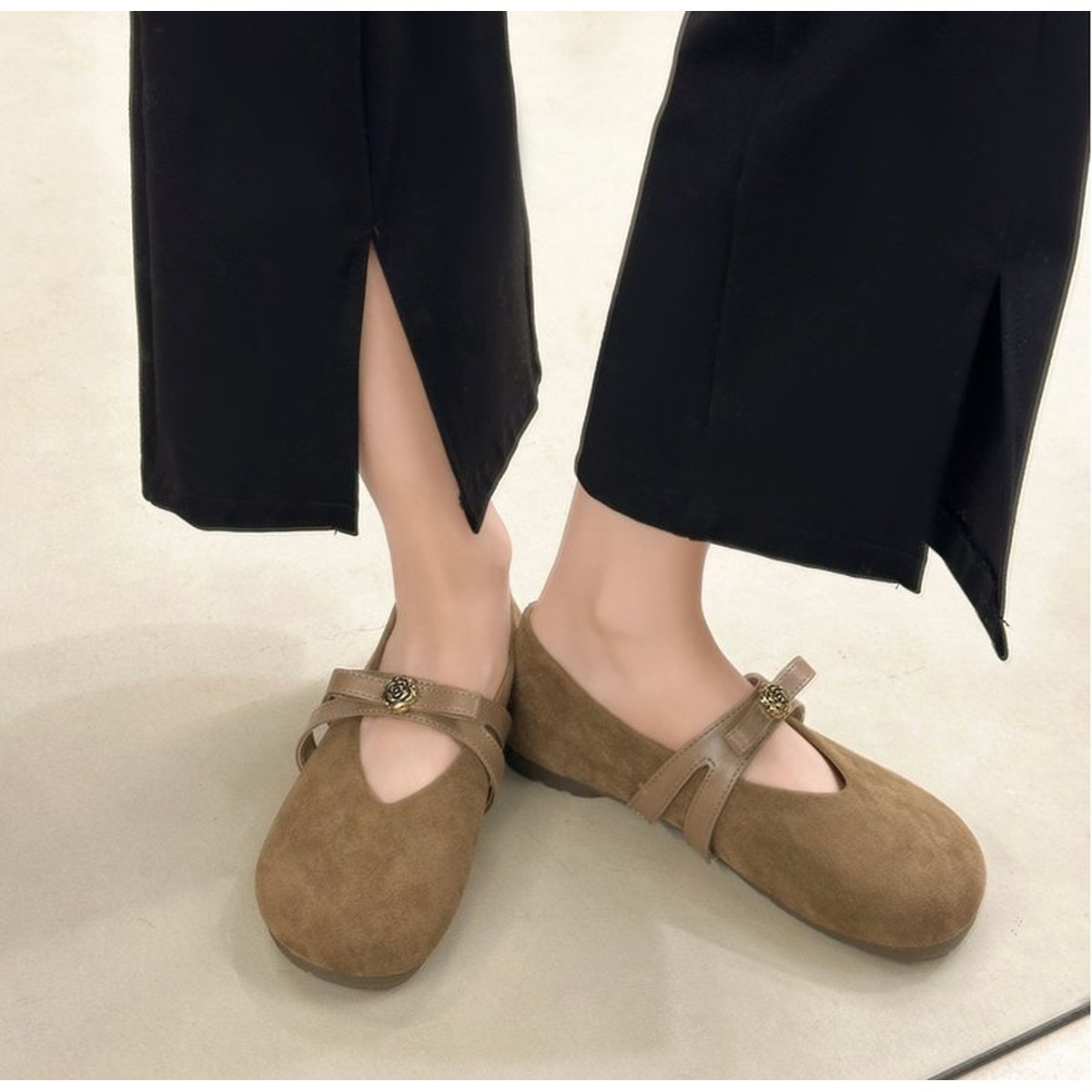 Women's Low Heel French Gentle Ballet Flats Elegant