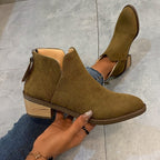 Women's Martin Plus Size Pointed Ankle Boots