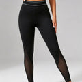 Women's Mesh-panel Sports Leggings