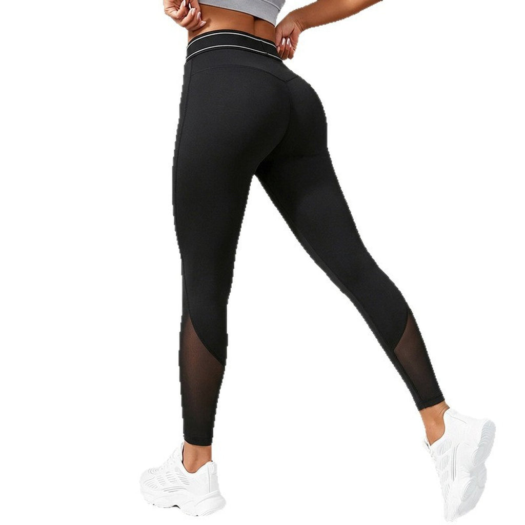 Women's Mesh-panel Sports Leggings