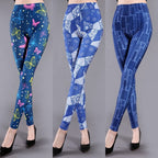 Women's Milk Silk Printed Leggings