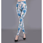Women's Milk Silk Printed Leggings