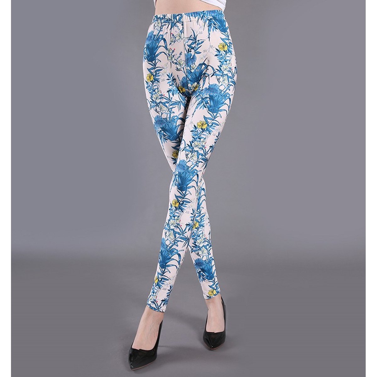 Women's Milk Silk Printed Leggings
