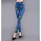 Women's Milk Silk Printed Leggings