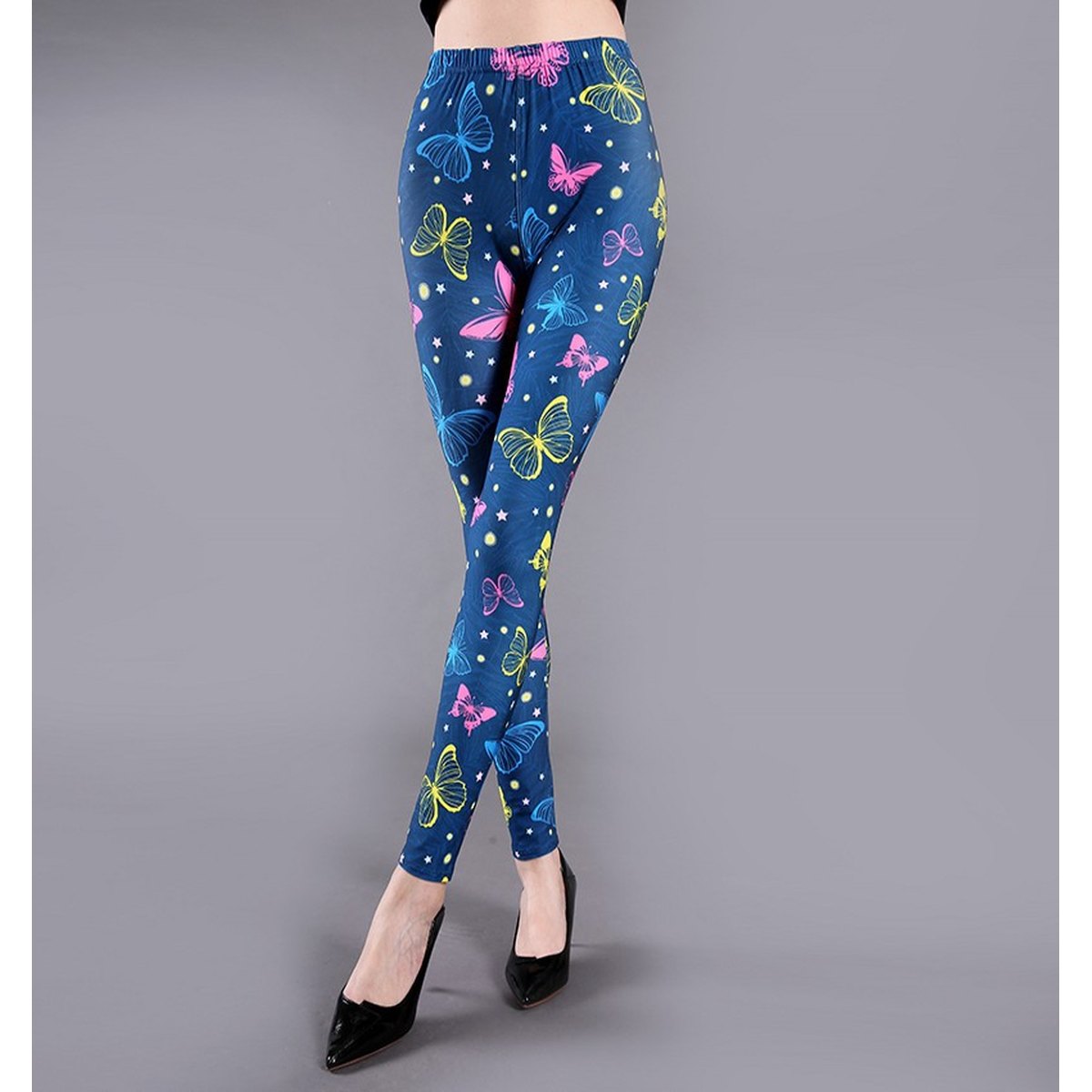 Women's Milk Silk Printed Leggings