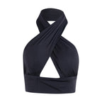 Women's Multipurpose Tank Top Halter Neck Backless Strap