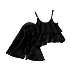 Women's Nine-point Pants Wide-leg Two-piece