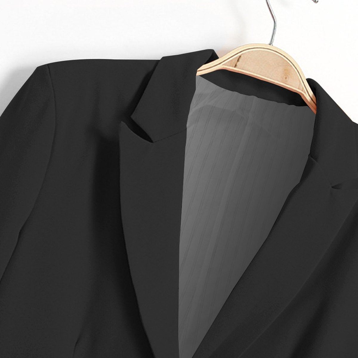 Women's Office Black Formal Blazer Work Suit