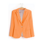 Women's Office Black Formal Blazer Work Suit