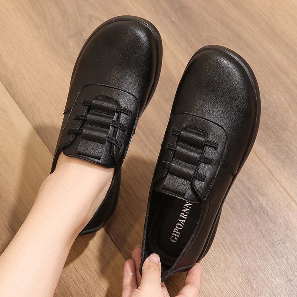 Women's Orthopaedic Leather Support Walking Shoes