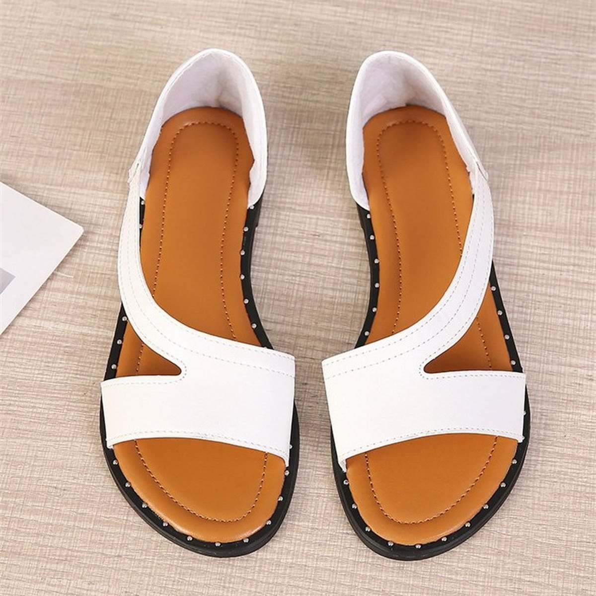 Women's Outerwear Flat Large-size Sandals