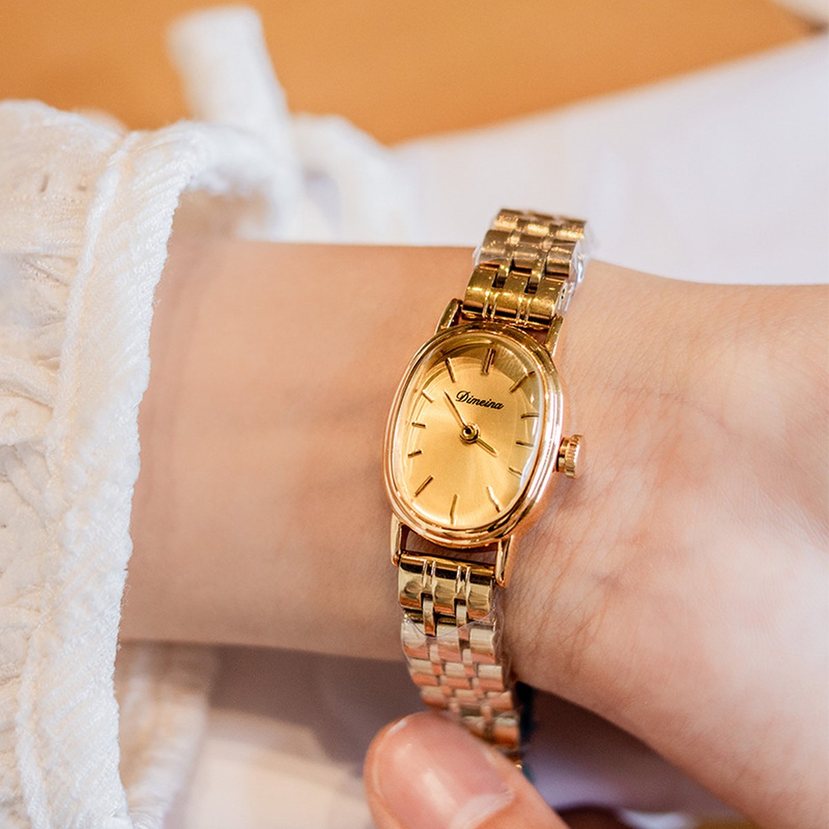 Women's Oval Steel Watch