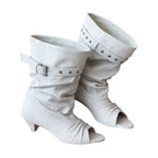 Women's Over- -knee Wide-leg Thigh-high Boots Chunky Heel