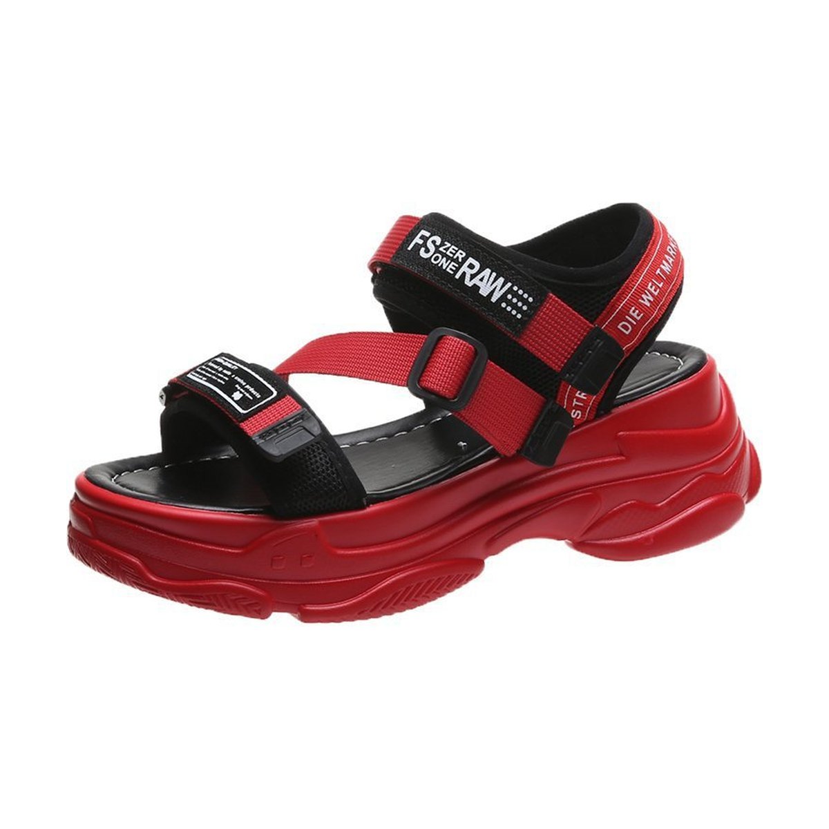 Women's Platform Velcro Sandals