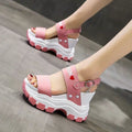 Women's Platform Wedge Sandals Small Height 10cm High