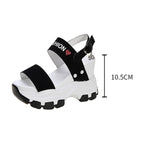Women's Platform Wedge Sandals Small Height 10cm High