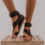 Women's Plus Size Sandals Flat Roman Shoes