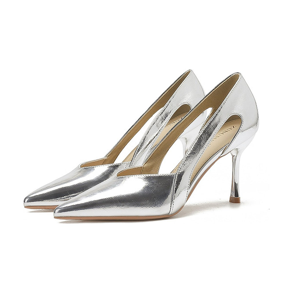 Women's Pointed Stiletto Heel Hollow Not Tired Feet