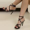 Women's Pointed-toe Buckle Stiletto Heels
