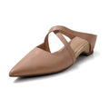 Women's Pointed-toe Closed-toe Mules Outdoor Wedge Sandals