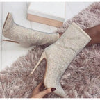 Women's Pointed Toe Heeled Boots