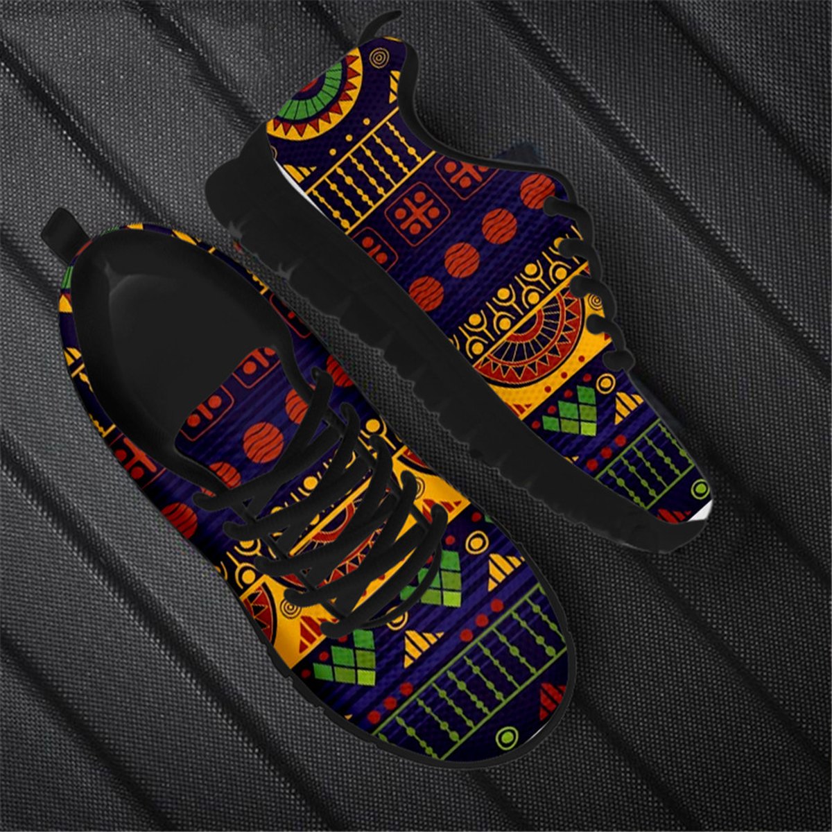 Women's Printed Sports Leisure Mesh Running Shoes
