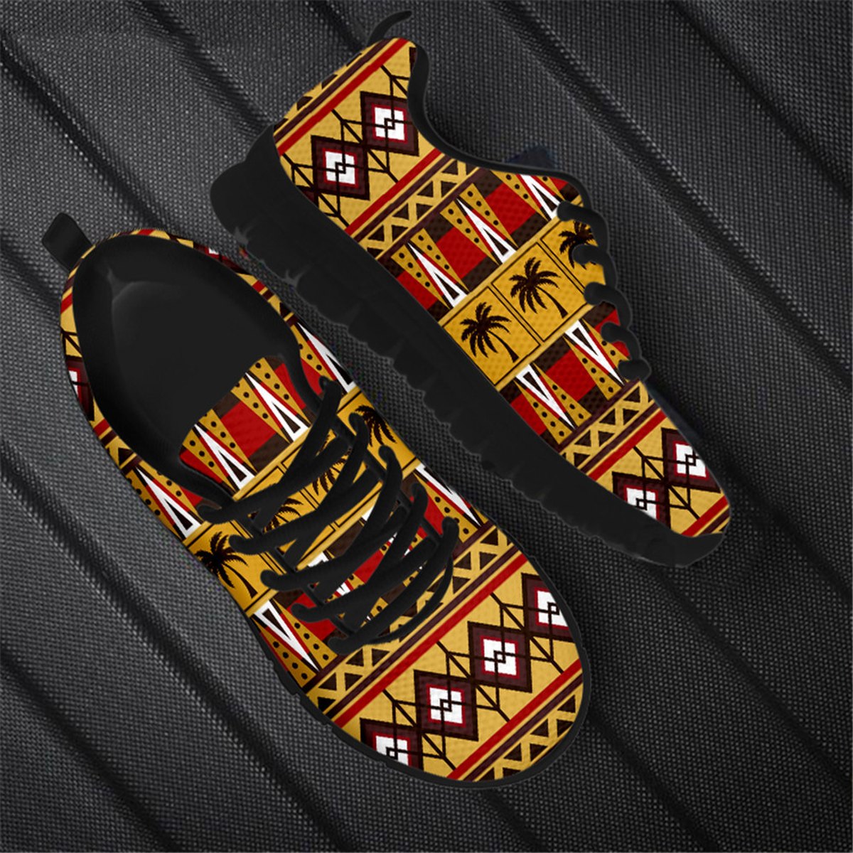 Women's Printed Sports Leisure Mesh Running Shoes