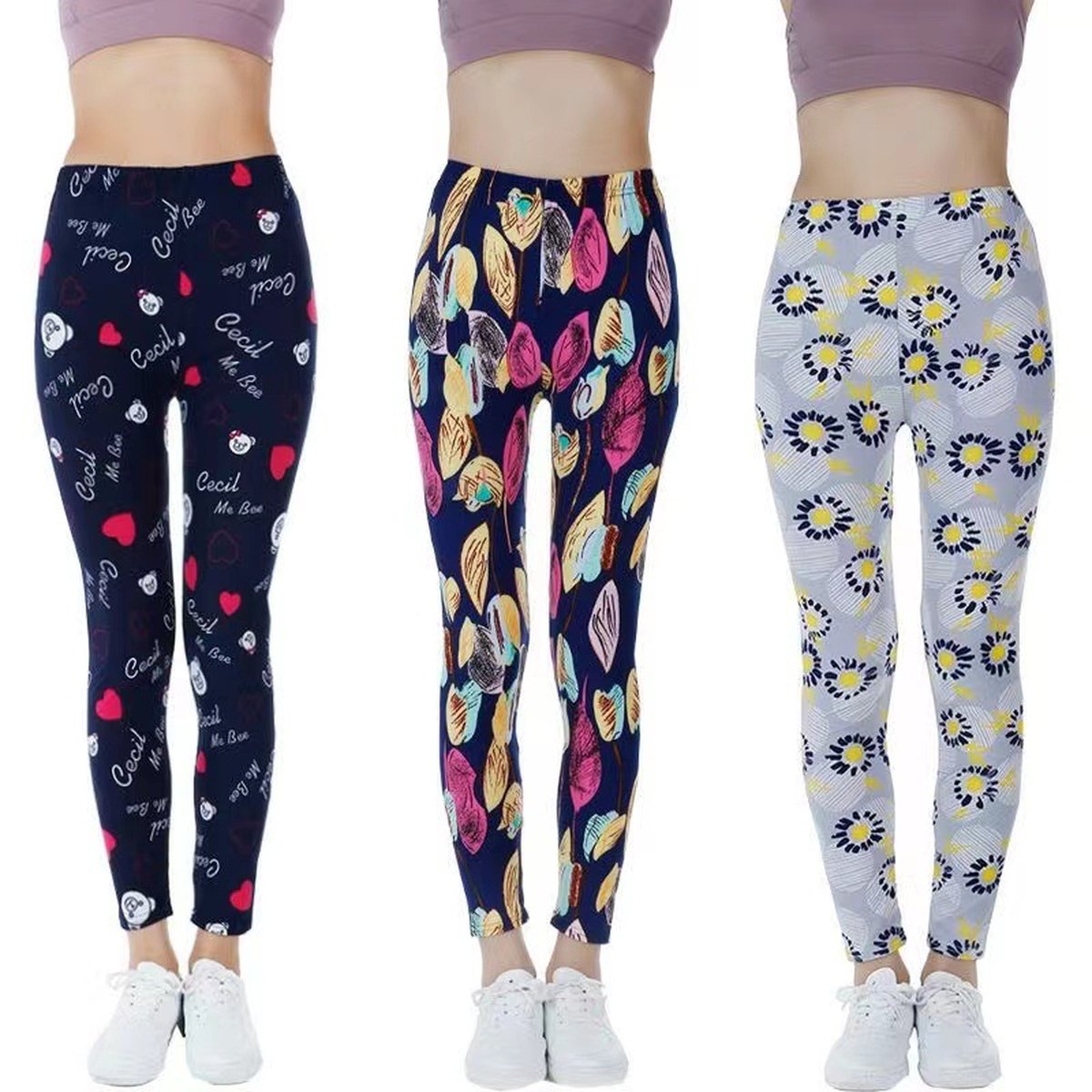 Women's Printed Stretch Slimming Leggings