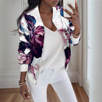 Women's Printed Zip Jacket