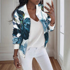 Women's Printed Zip Jacket